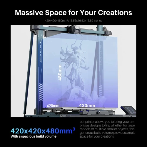ELEGOO Neptune 4 Max 3D Printer/ Impriment 3D