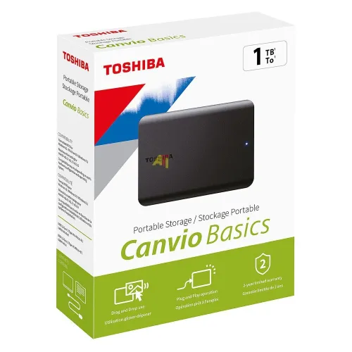 DISQUE DUR EXTERNE TOSHIBA CANVIO BASICS 1TB