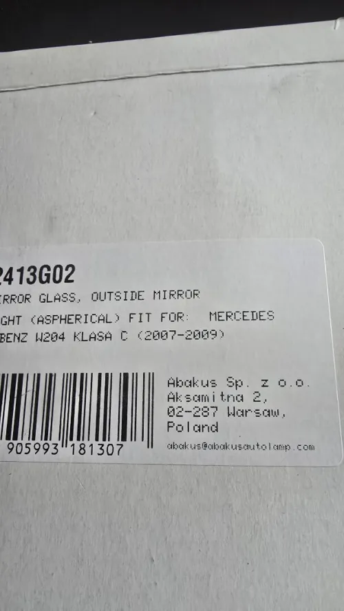 Vitre de retroviseur