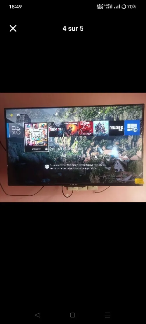Ps4 fat flachi version 11.00 avec 2 manette