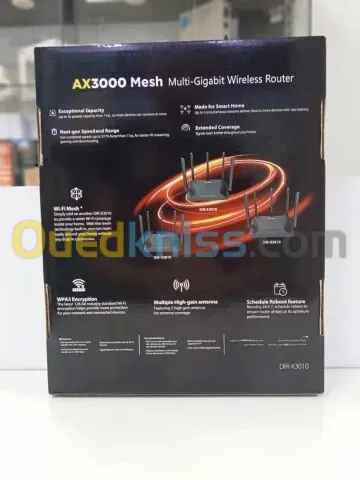 ROUTEUR DUAL-BAND AX3000 WIFI 6 D-Link DIR-X3010