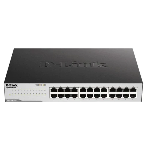 SWITCH 24 PORTS D-LINK Gigabit DGS-1024C 10/100/1000 MBPS