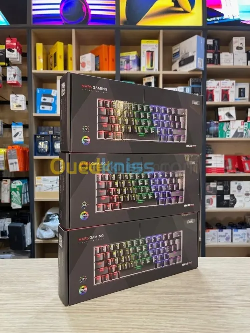 CLAVIER MARS GAMING MK06 FRGB BLACK BLUE Switch
