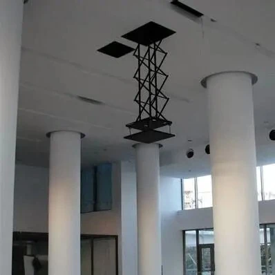 support de projecteur plafond ascenseur motorise