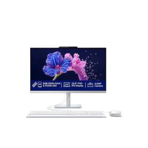 Pc Tout-en-un Lenovo A100 i3-N305 - 8 GB - 512 GB SSD 23.8'