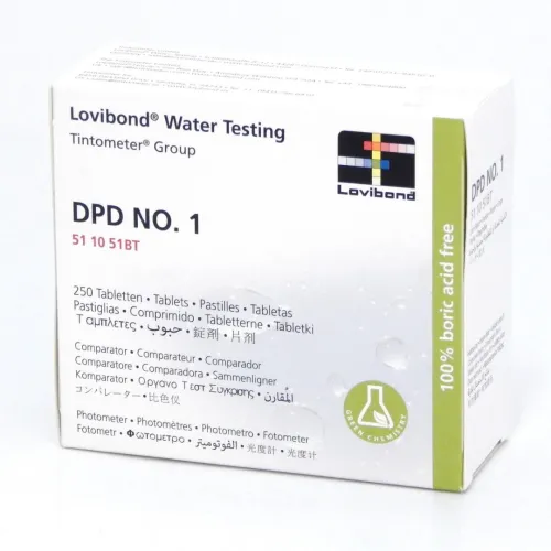 DPD 1Réactif   Pastilles  Comprimés  Test chlore libre  Analyse chlore libre