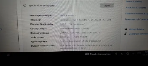 Lenovo T14  i5 10310U CPU