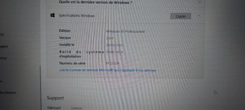 Lenovo T14  i5 10310U CPU