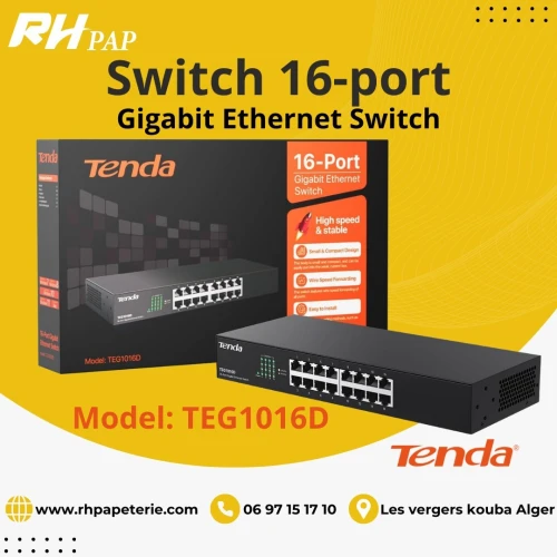 Switch 16-ports TENDA