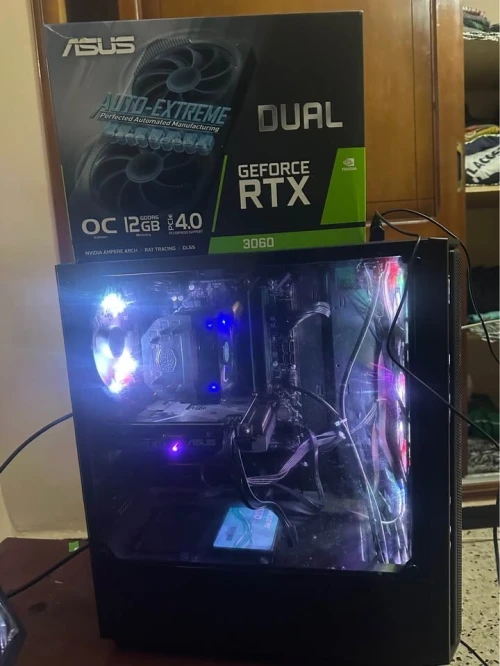 pc gamer affiar soma 8 mlayen cart grahique 3060 12 veram garentile wahadha khalsa 7 mlyan w 800
