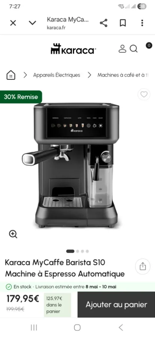 Machine a espresso Automatique