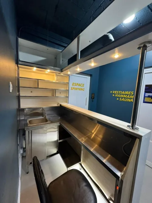 Comptoir de salle de sport