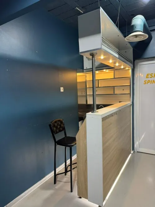 Comptoir de salle de sport