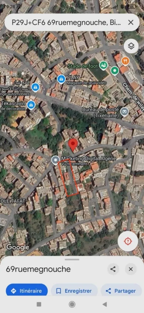 Vente Terrain Alger Birkhadem