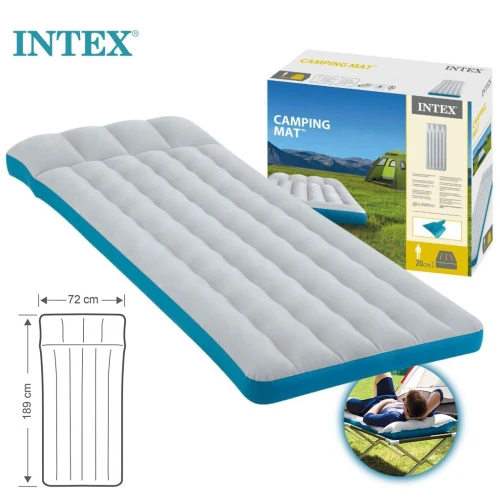 Matelas de Camping Gonflable 72x189x20 cm Intex 67998 ,فرشة تخييم