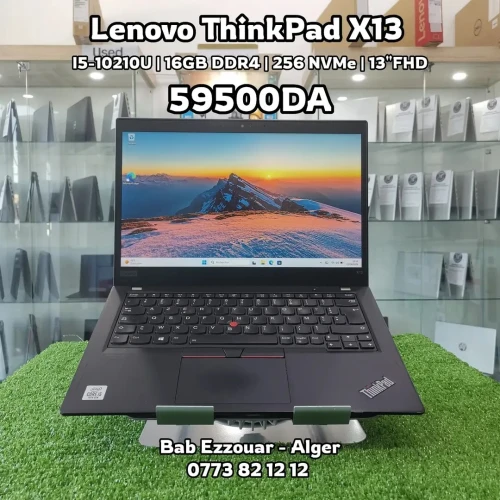 Lenovo ThinkPad X13 Gen 1 | i5-10210U | 16GB RAM | 256GB SSD NVMe | 13.3" Full HD | Très Bon État