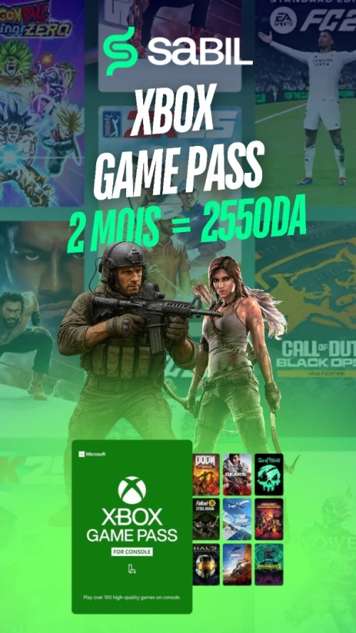 ABONNEMENTS XBOX GAME PASSE GAMEPASSE