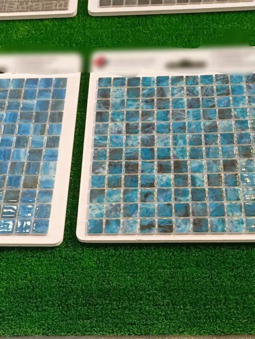 Mosaique piscine de lux