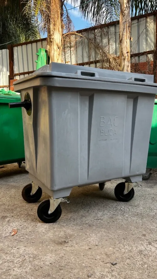 bac ordure plastique 660l240l 770lt