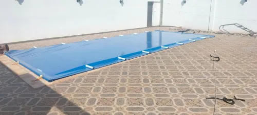Bâche a barres couverture piscine 