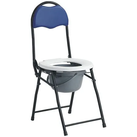Chaise toilette et fauteuil roulant avec toilette gro/detail