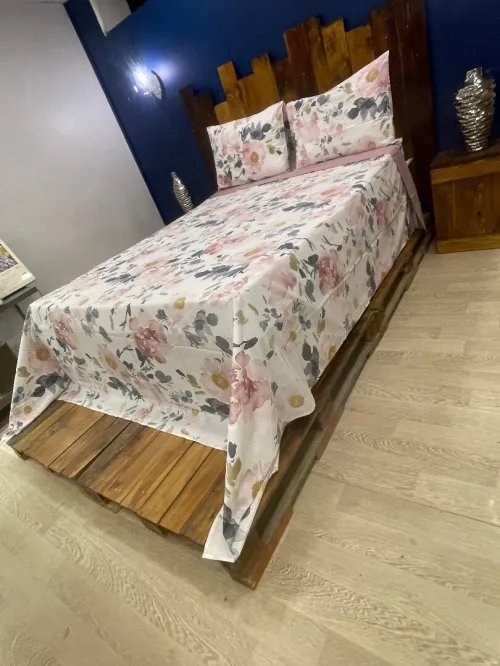 Parure de draps 4pièces 100%coton made in Turquie 