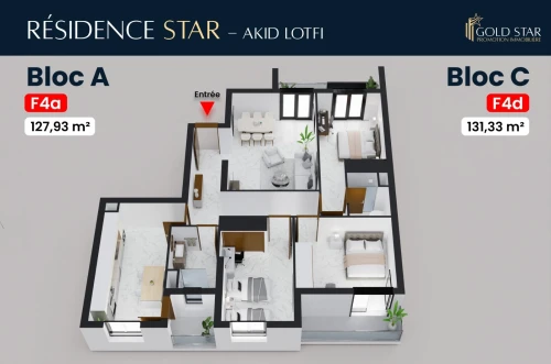Vente Appartement F4 Oran Bir el djir
