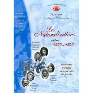 cd des naturalitations 1900-1960
