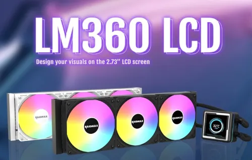 RAIDMAX LM360 LCD / WATERCOOLING / LGA1700 / AM5