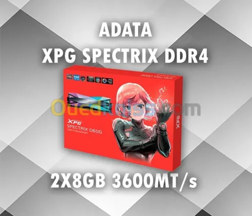 ADATA XPG SPECTRIX RAM 2x8GB 3600MTs / DDR4 / 16GB