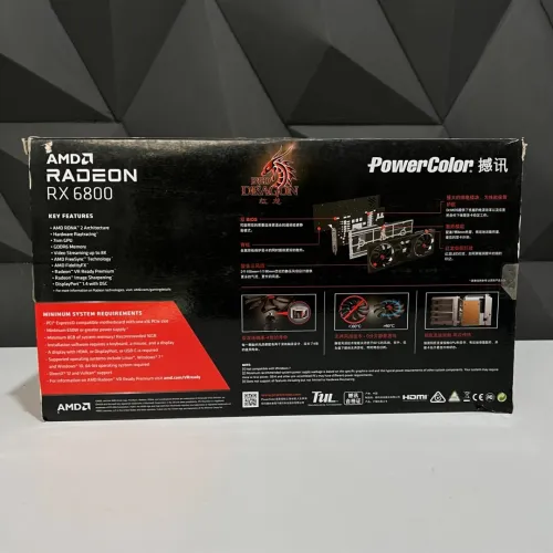 POWERCOLOR RX 6800 RED DRAGON / GPU / 16GB VRAM