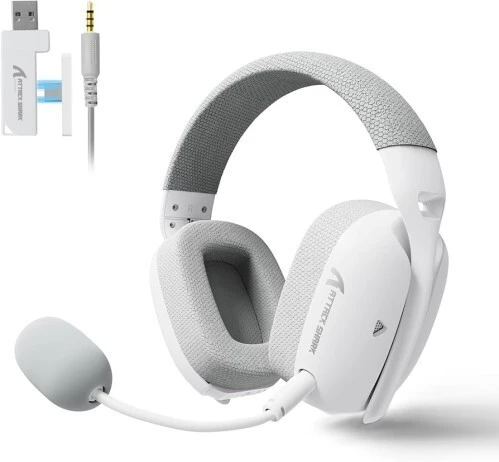 ATTACKSHARK L80 PRO / GAMING HEADSET / WHITE WIRED