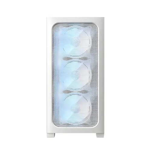 ARES C301 / GAMING CASE / WHITE / 4 FAN ARGB / 