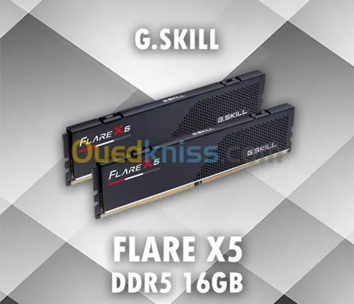 G-SKILL FLARE X5 / DDR5 RAM / 16X2 / 6000 / 32GB