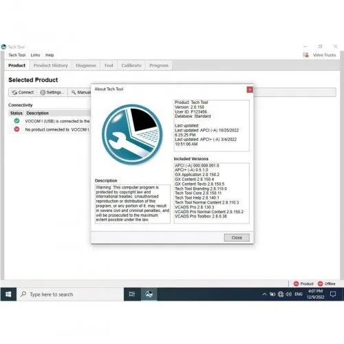 Volvo tech tool 2.8.150