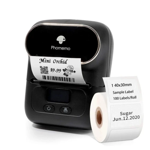 Papier pour imprimante étiqueteuse Phomemo M110 (Rouleau/300Tickets)