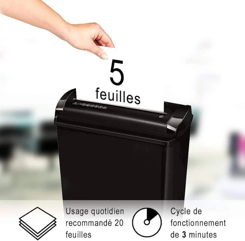 FELLOWES DESTRUCTEUR DE DOCUMENTS POWERSHRED P-25S