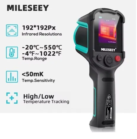 Caméra thermique détécteur de fuite Mileseey TR10 كاميرا حرارية