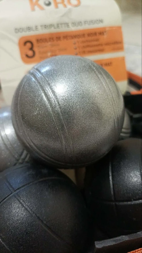 Boules pétanque koro double triplette