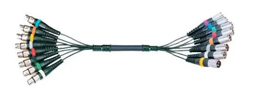 Yellow Cable  Octopaire 8 xlr fem 8 xlr 5 m