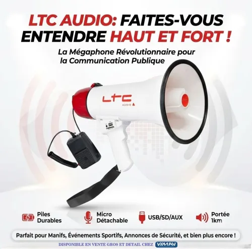 MEGA35USB MEGAPHONE 35W AVEC USB & SD