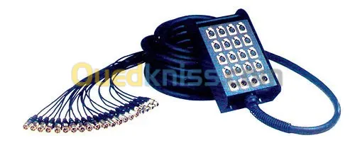 Yellow Cable  H104/10 MULTIPAIRE 16 XLR M / 4 XLR F 10M Boitier de Scène