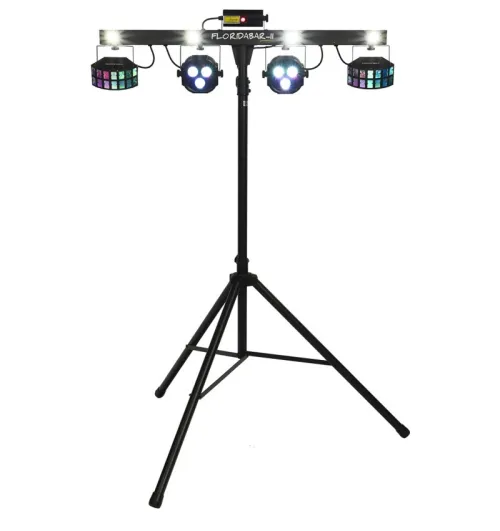 Algam Lighting FLORIDA BAR II projecteurs et FX 4-en-1 sur pied