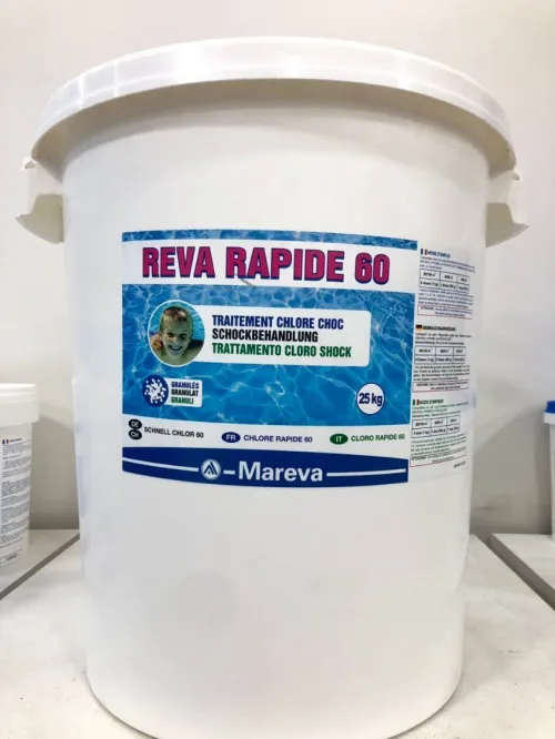 Chlore choc en granulé 25Kg Mareva