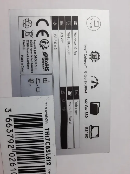 Pc thomson neo17.3 notebook