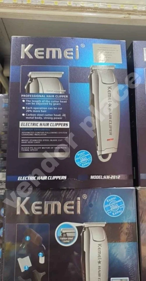 Tondeuse kemei km 2812 professionnel 