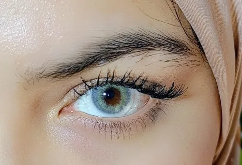 Lentille De Couleur Ocean ( bleu / vert / miel ) عدسات ملونة
