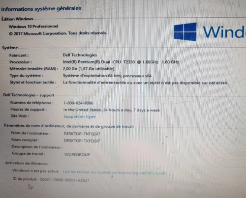 Pc Packard bell a vendre