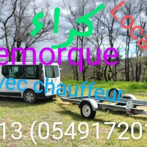 Depanage et transport et location Van 9 place