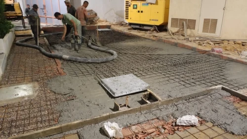 Travaux de réalisation des bâches à eaux